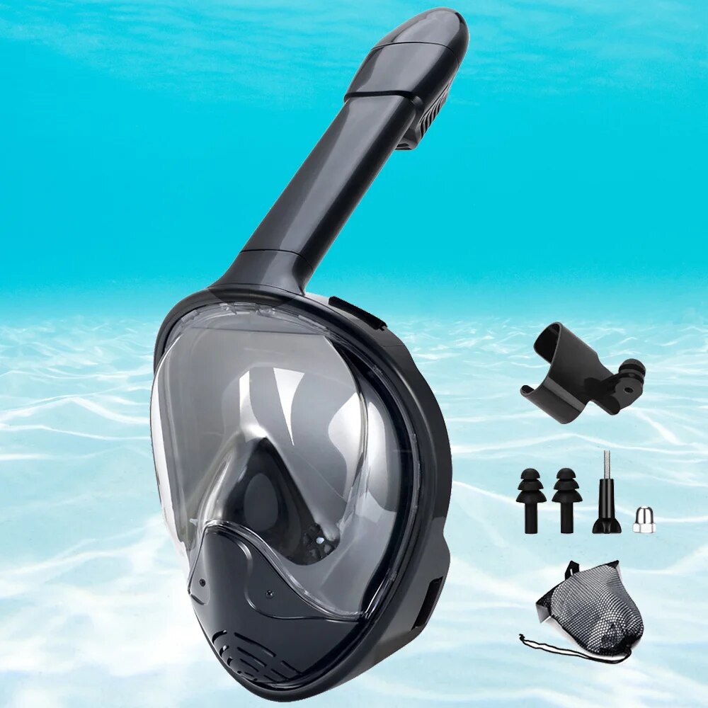 Underwater Snorkeling Full Fac - đánh giá và giá Anti Pollution Mask
