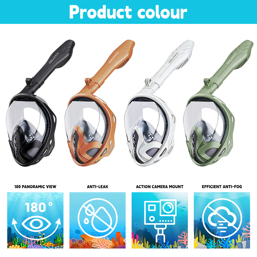 XIAOTREE Full Face Snorkel Mas - đánh giá và giá Anti Pollution Mask
